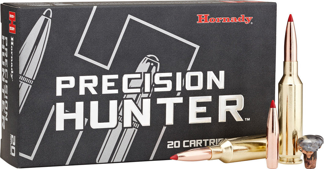 Hornady Precision Hunter 280 Ackley 162 gr Extremely Low Drag-eXpanding 20 Bx 85586