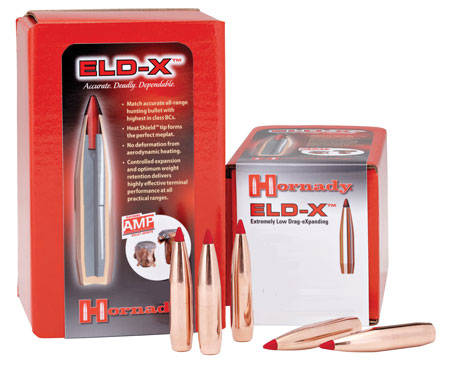 Hornady ELD-X 6.5mm .264 143 gr Extremely Low Drag-eXpanding 100 Per Box 2635