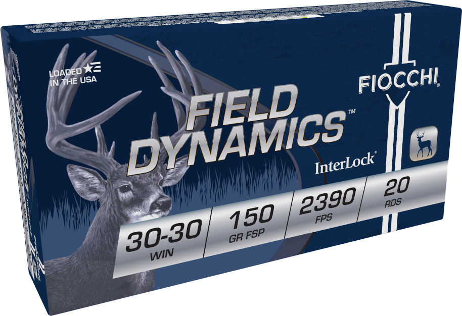 Fiocchi Field Dynamics 30-30 Win 150 gr Flat Soft Point (FSP) 20 Bx