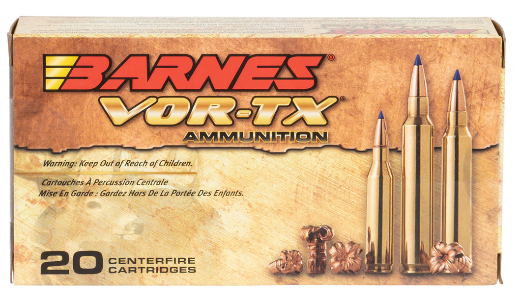 Barnes VOR-TX Rifle 243 Win 80 gr Tipped TSX Boat-Tail 20 Bx 21522