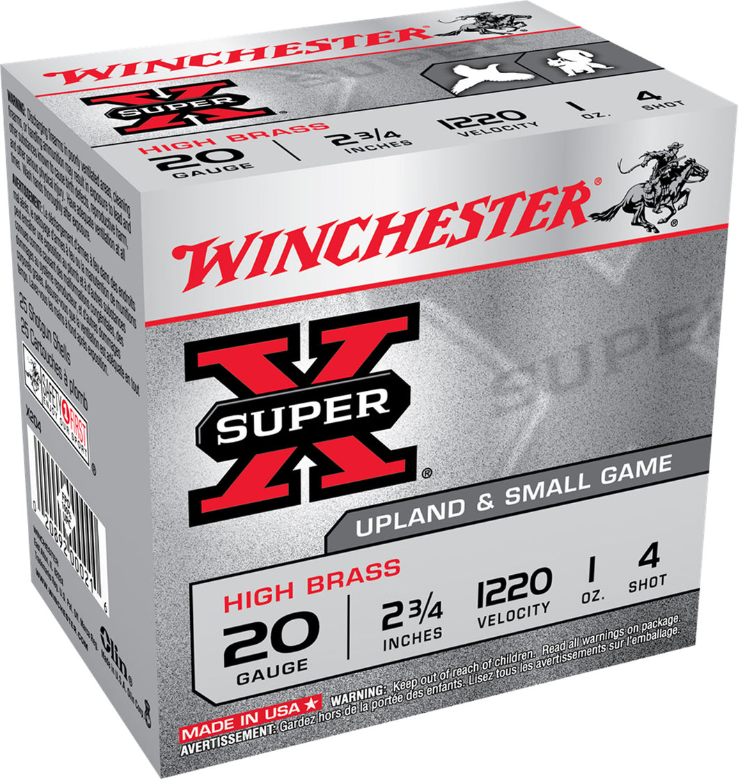 Winchester Super X High Brass 20 Gauge 2.75