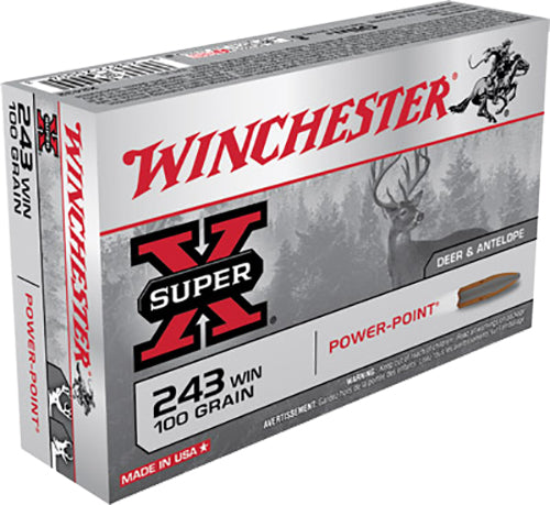 Winchester Super X 243 Win 100 gr Power-Point (PP) 20 Bx X2432
